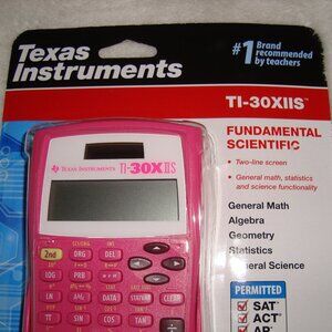 NEW Texas Instruments TI-30XIIS Scientific Calculator 10-Digit LCD Pink Sealed